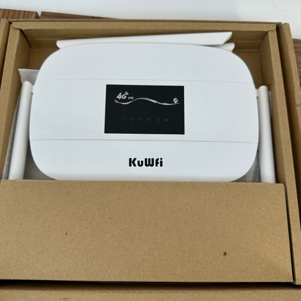 KuWfi 4G CPE LTE Cat4 WiFi Gateway Wireless Router 300Mbps USB 5V Power